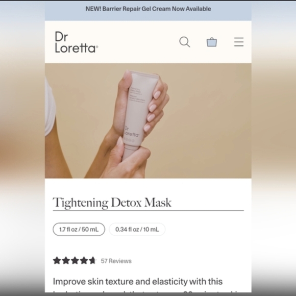 5/75$ DR. LORETTA Tightening Detox Mask - Picture 10 of 13